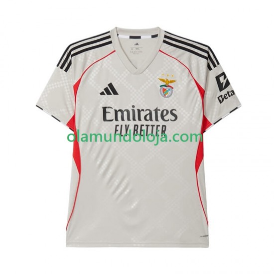 Camisola Benfica Homem Equipamento Segundo 2025-2026 Manga Curta